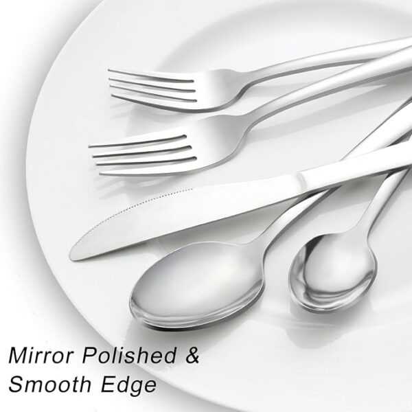 Pleafind 72 Pieces Silverware Sets