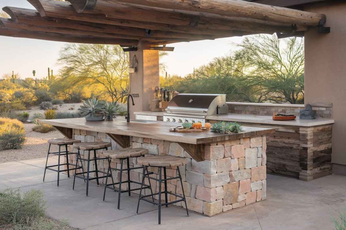 Rustic Kitchen Islands